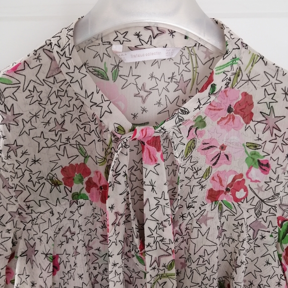 🌲 Pre-Boxing Week! Zara Ruffled Sheer Blouse - Picture 4 of 8